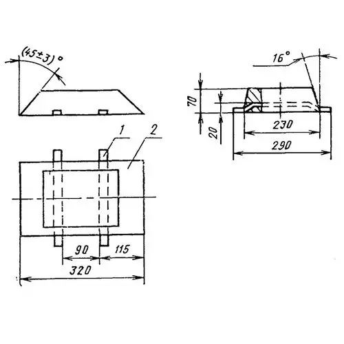 Протекторы П-КОА 100x100x70 мм АП4 ГОСТ 26251-84